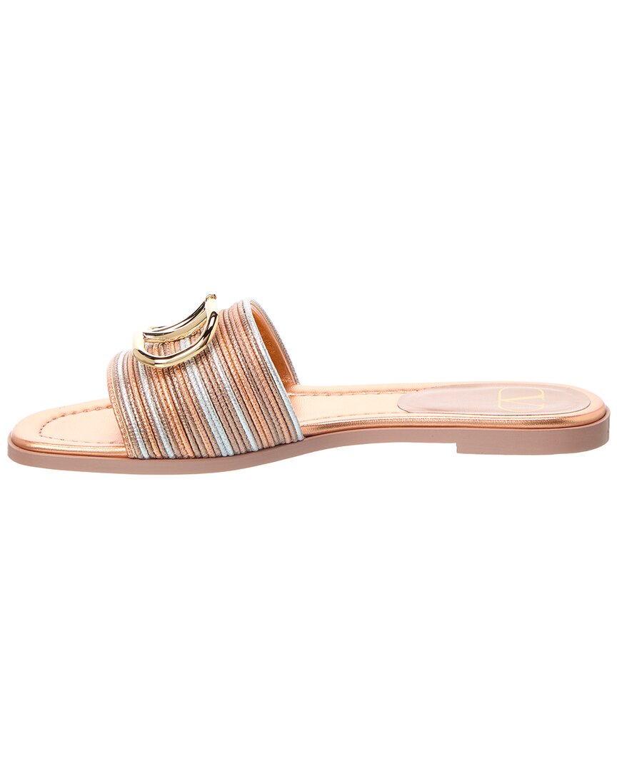 Valentino Vlogo Signature Leather Sandal
