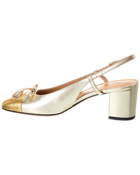 Valentino Vlogo 60 Leather Slingback Pump