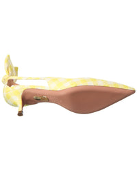 Aquazzura Canvas & Leather Pump