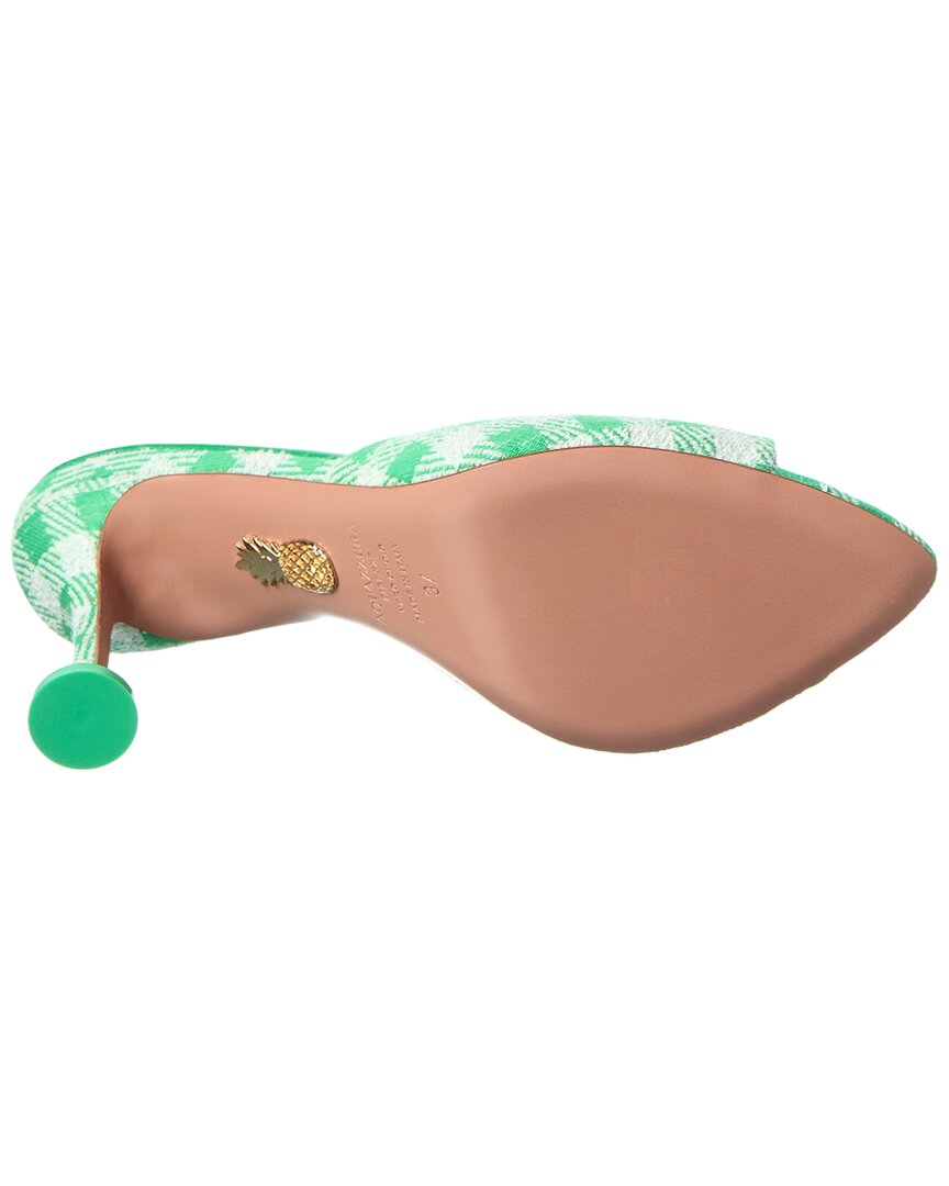 Aquazzura Canvas & Leather Sandal