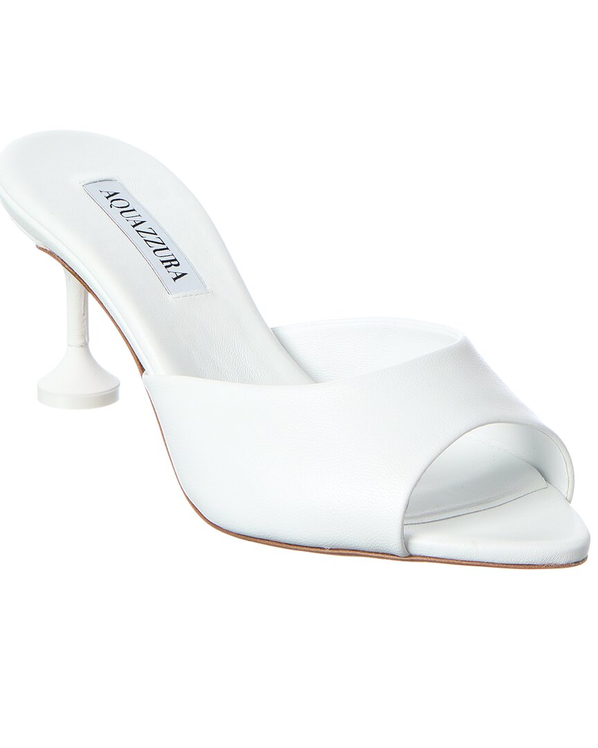 Aquazzura Bisous 65 Leather Sandal