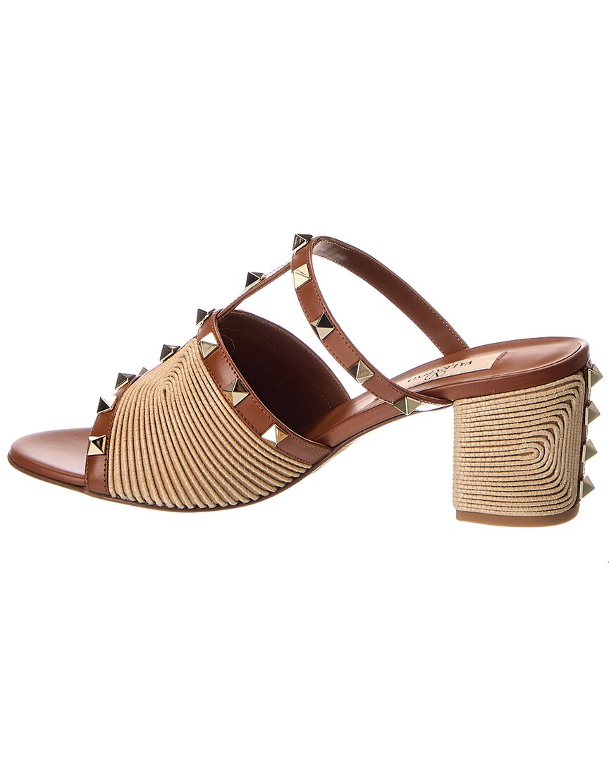 Valentino Rockstud 60 Leather Sandal