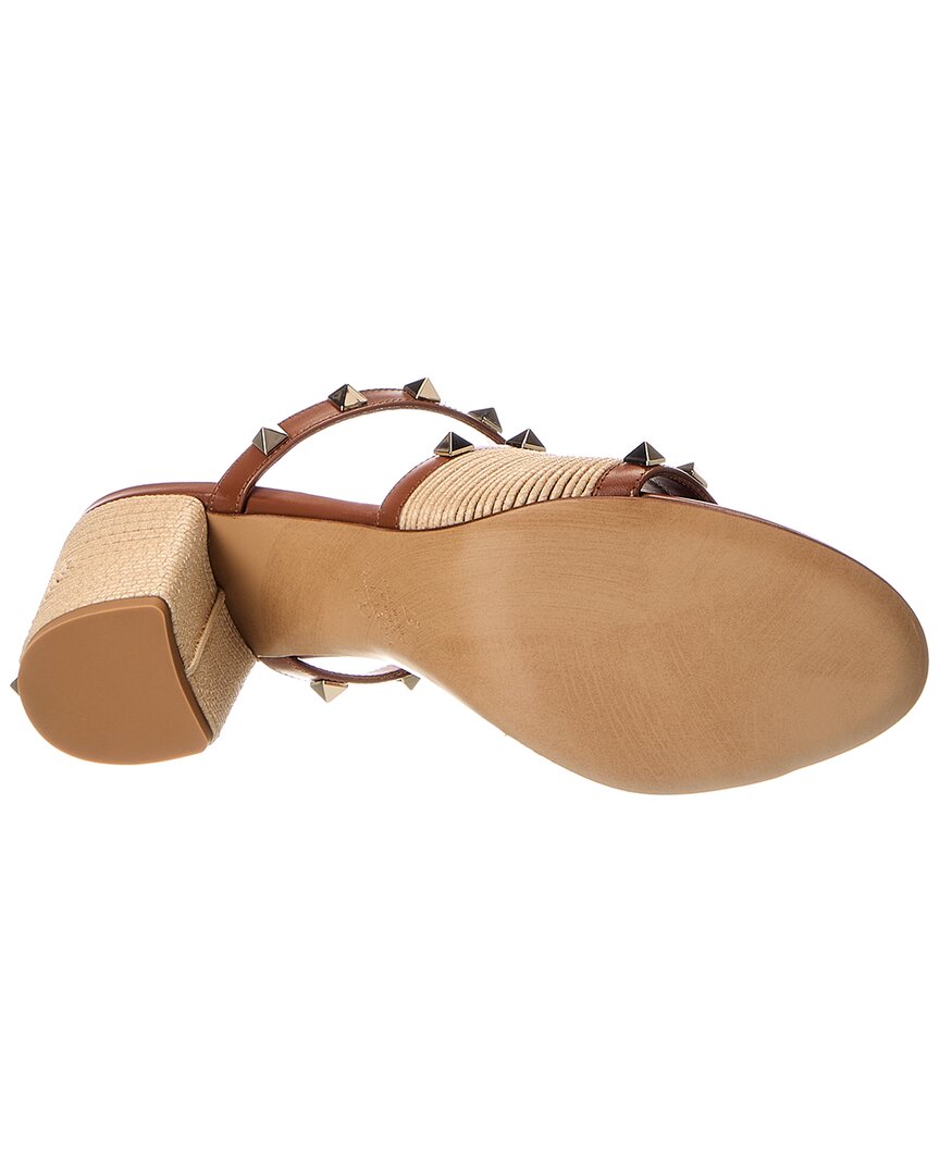 Valentino Rockstud 60 Leather Sandal