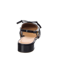 Valentino Valet Du Roi 25 Mesh & Leather Slingback Ballet Flat