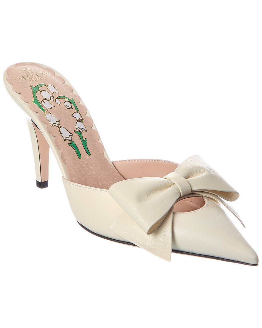 Valentino Vlogo Signature 85 Leather Mule