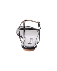 Aquazzura Logo Leather Sandal
