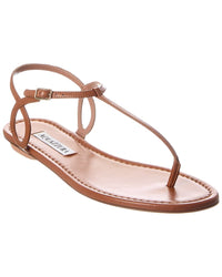 Aquazzura Logo Leather Sandal