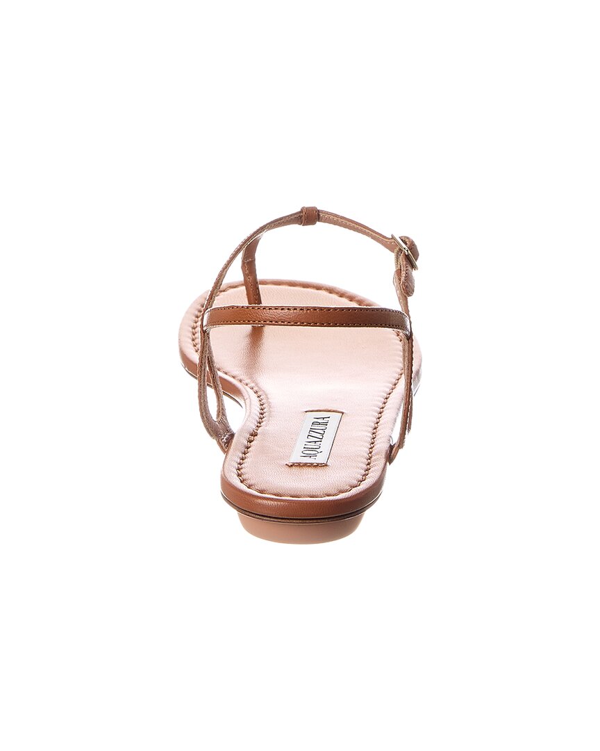 Aquazzura Logo Leather Sandal