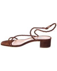 Aquazzura Luca 35 Suede Sandal