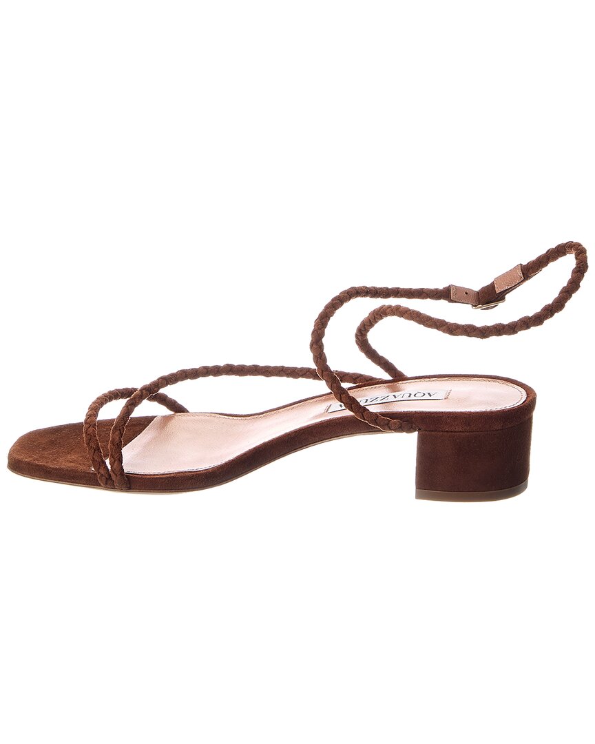 Aquazzura Luca 35 Suede Sandal