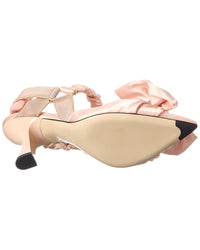 Fendi Colibri Lite Leather & Canvas Pump