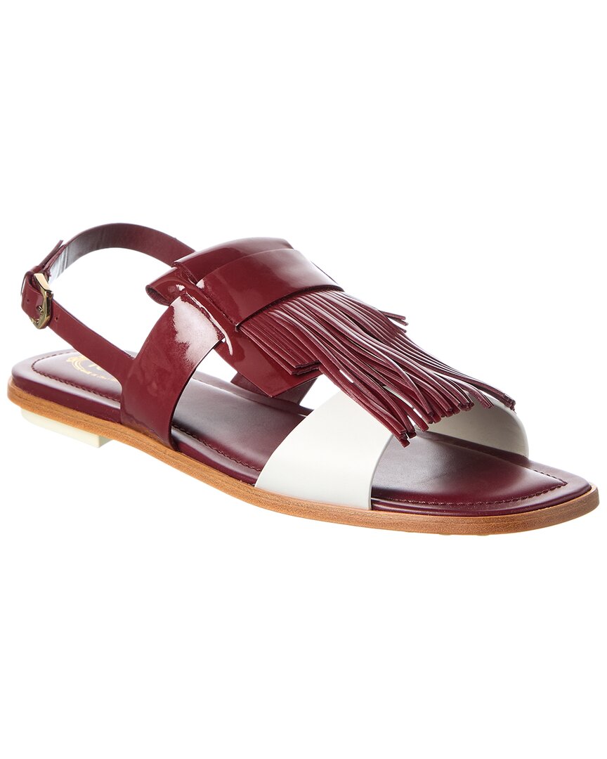 Tods Patent Sandal