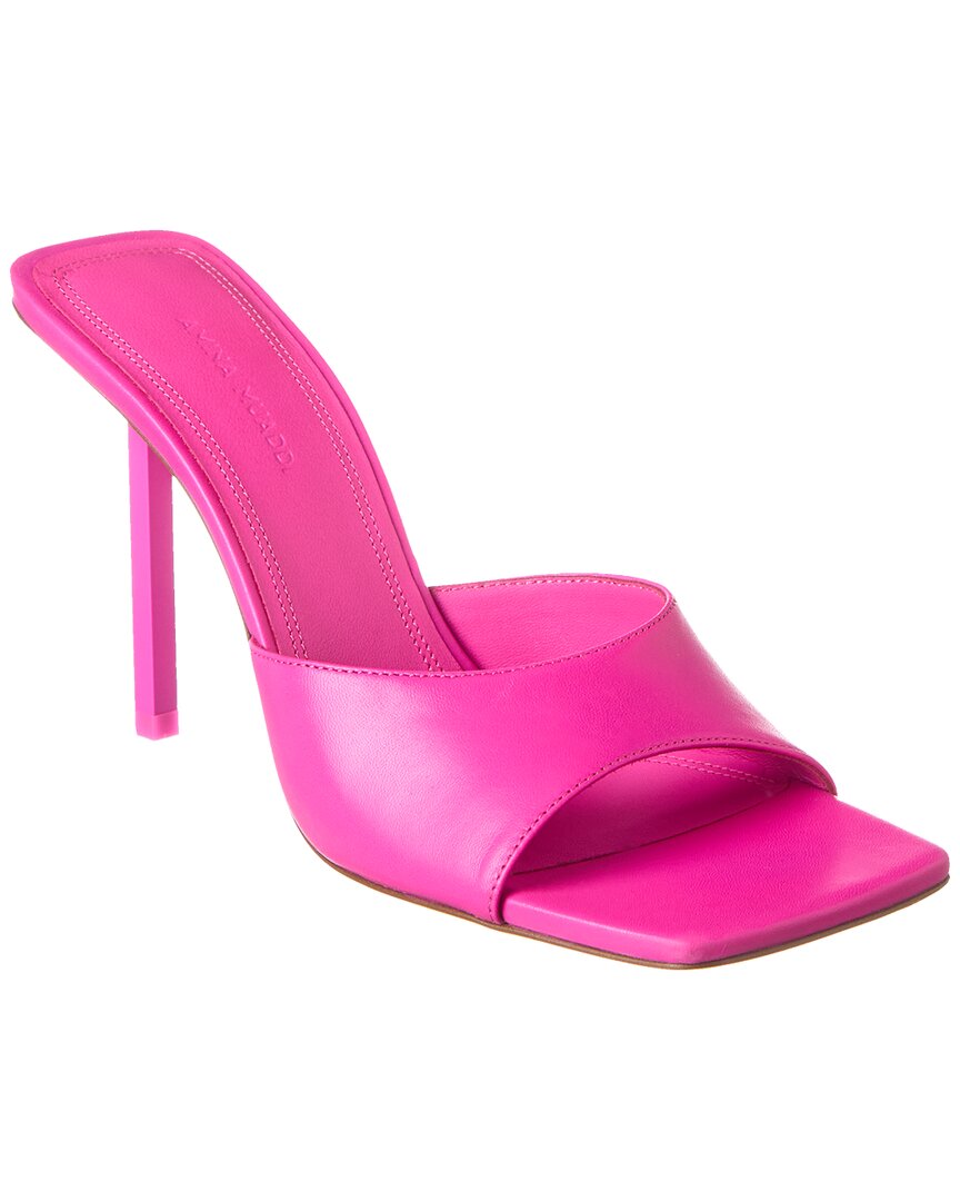 Amina Muaddi Laura 95 Leather Sandal