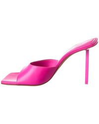 Amina Muaddi Laura 95 Leather Sandal