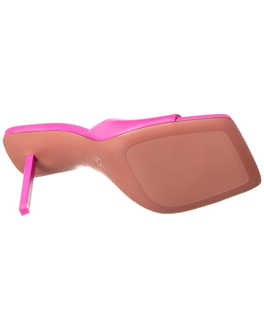 Amina Muaddi Laura 95 Leather Sandal