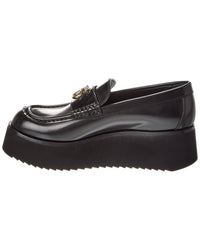 Gucci Double G Creeper Leather Loafer