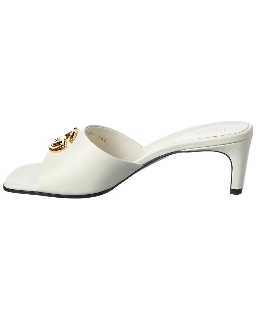 Gucci Gucci Double G Leather Sandal