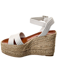 Christian Louboutin Christian Louboutin Manola Zeppa 90 Leather Wedge Sandal