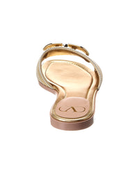 Valentino Vlogo Leather Sandal