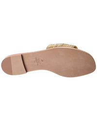 Valentino Vlogo Leather Sandal