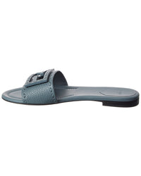 Fendi Ff Baguette Leather Sandal