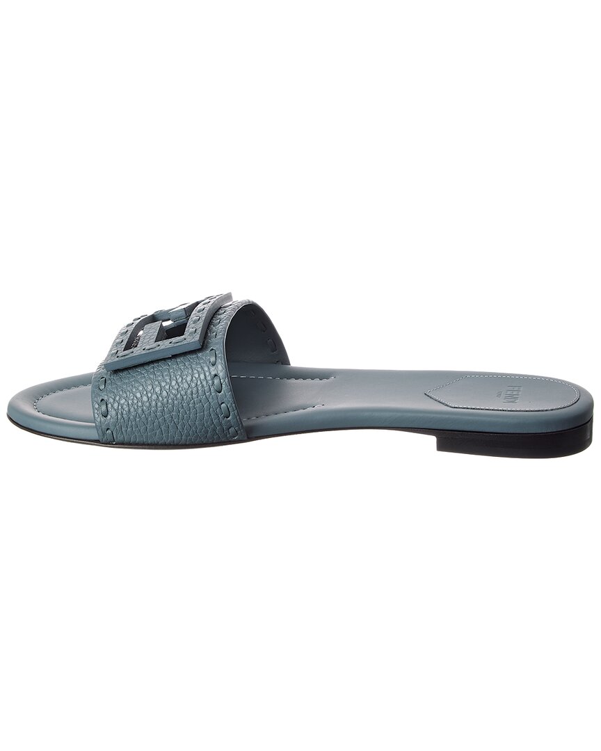 Fendi Ff Baguette Leather Sandal