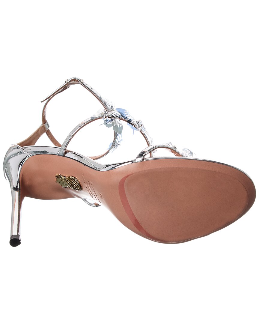 Aquazzura Papillon 105 Leather Sandal