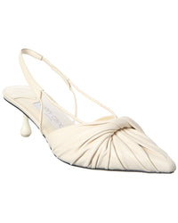 Jimmy Choo Isa/Twist 50 Leather Slingback Pump