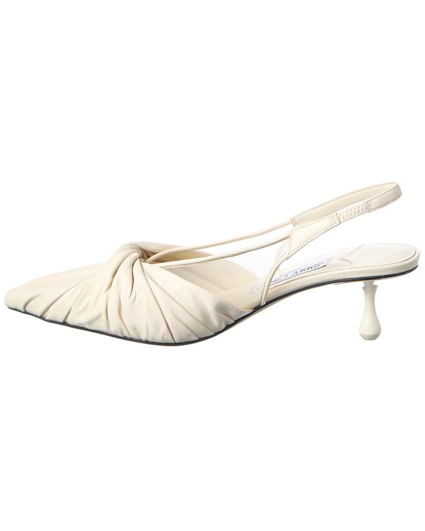 Jimmy Choo Isa/Twist 50 Leather Slingback Pump