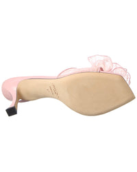 Jimmy Choo Skye/Corsage 70 Lace & Leather Sandal
