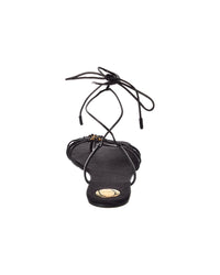 Saint Laurent Babylone Leather Sandal