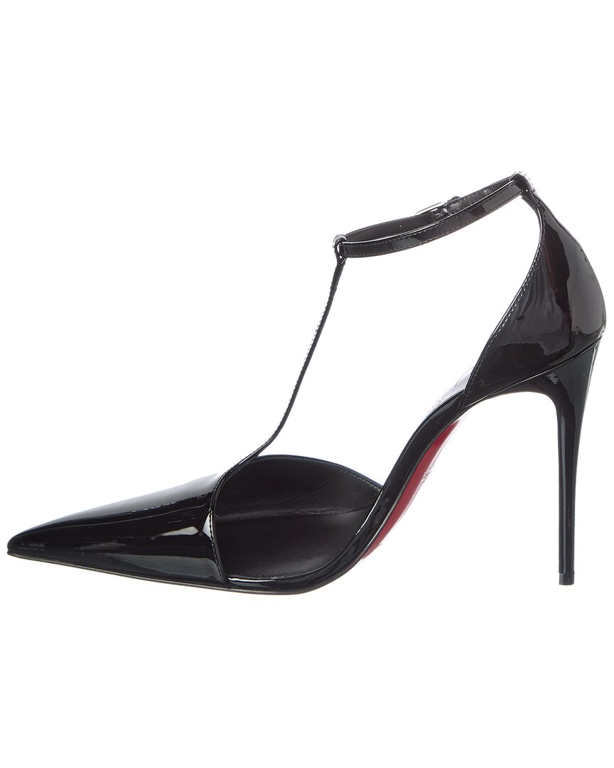 Christian Louboutin Kate Max T-Strap 100 Patent Pump