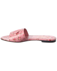 Dolce & Gabbana Dg Logo Leather Sandal