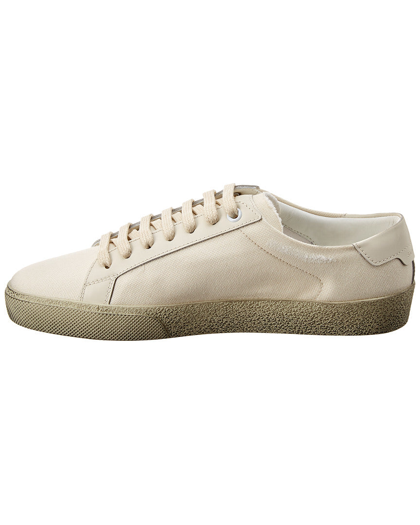Saint Laurent Court Classic Sl/06 Canvas & Leather Sneaker