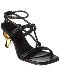Jw Anderson Chain Leather Sandal Black 36