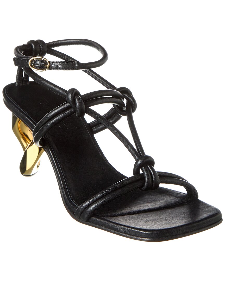 Jw Anderson Chain Leather Sandal Black 36