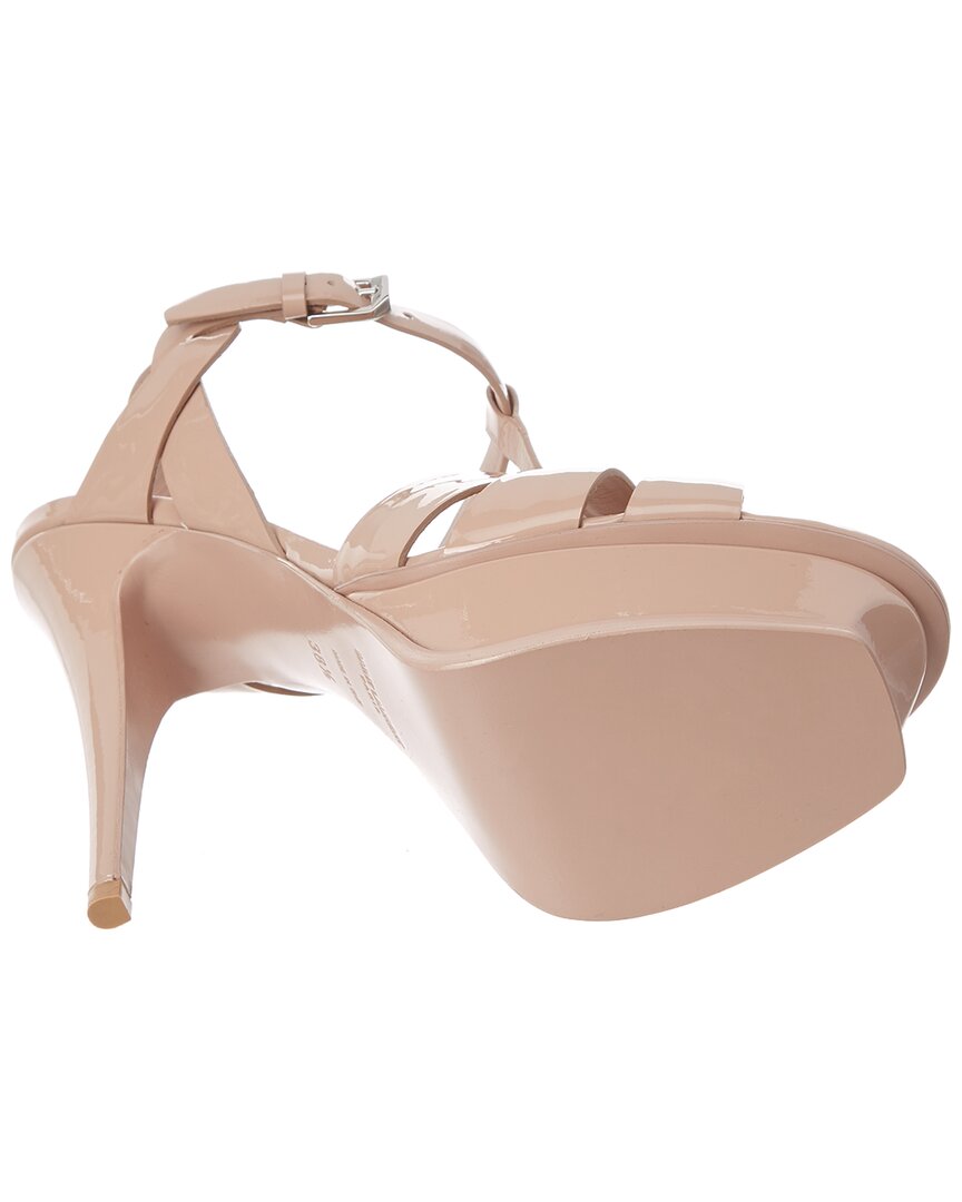 Saint Laurent Tribute 105 Patent Platform Sandal