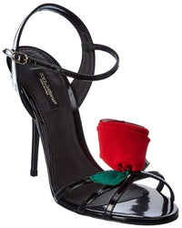 Dolce & Gabbana Crystal Patent Sandal