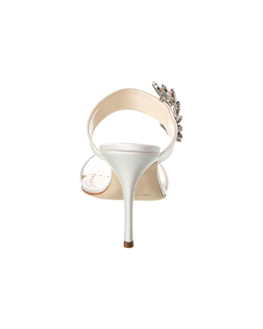 Manolo Blahnik Chivela 90 Satin Sandal