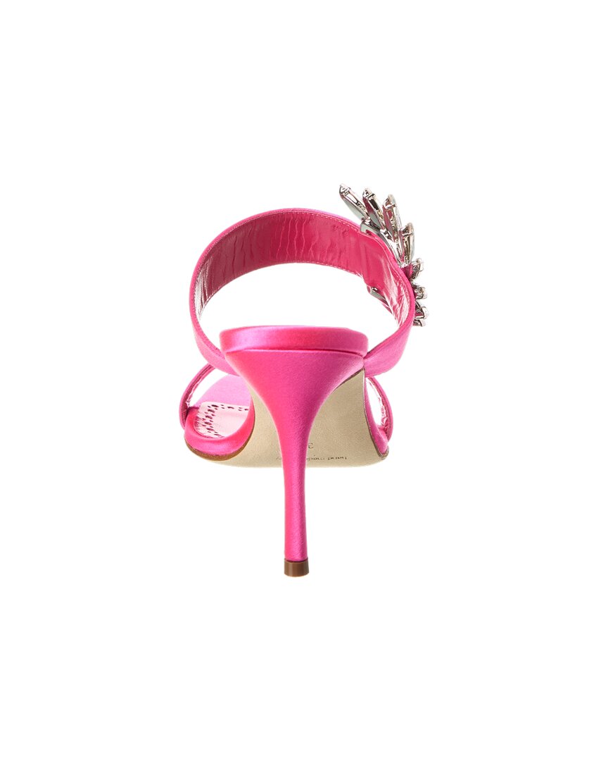 Manolo Blahnik Chivela 90 Satin Sandal