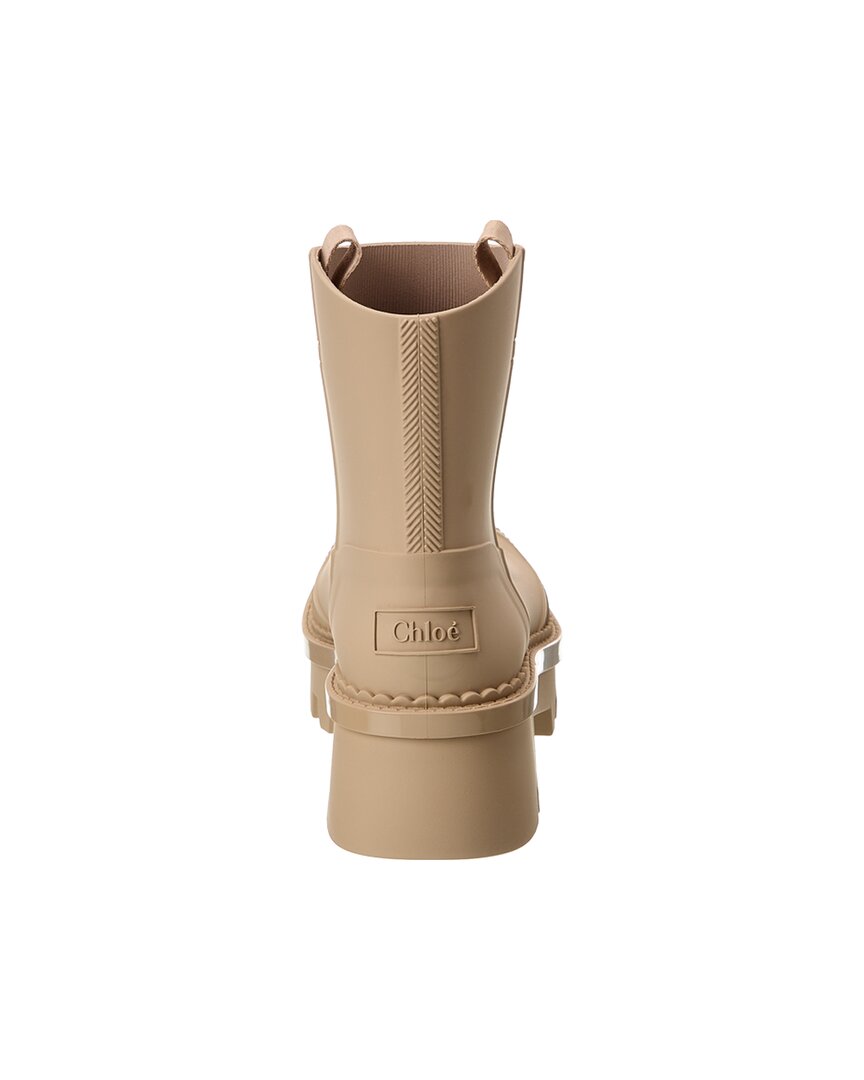 【Chloe】RAINA BOOTIE◆CHC23A904FP Chloé Raina rain boots for Women - Brown in UAE | Level Shoes