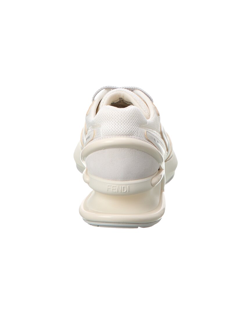 Fendi First 1 Tech Fabric & Leather Sneaker