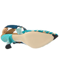 Fendi Colibri Ff Mesh Slingback Pump