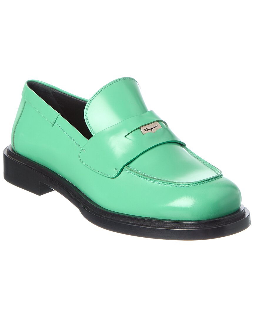 Ferragamo Penny Patent Leather Loafer