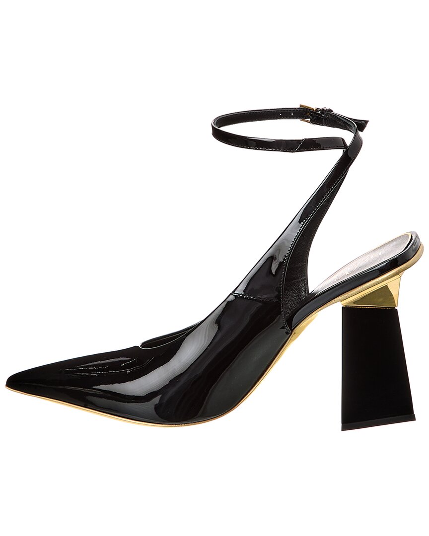 Valentino One Stud 100 Patent Slingback Pump
