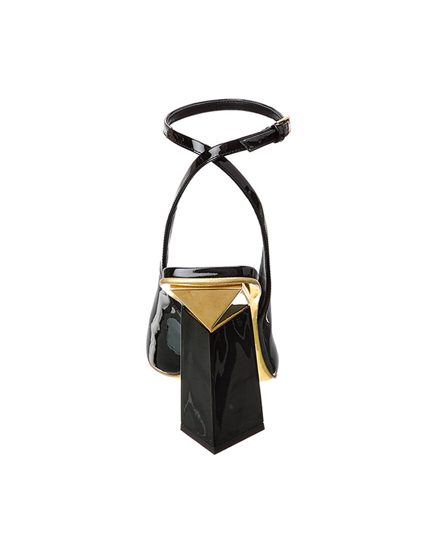 Valentino One Stud 100 Patent Slingback Pump
