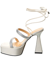 Mach & Mach Devon Satin Platform Sandal