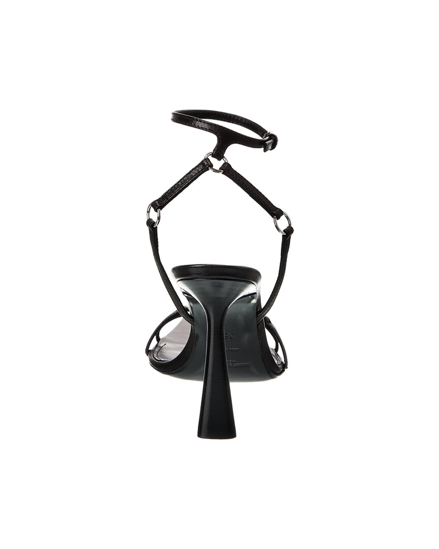 Saint Laurent Saint Laurent Nova 105 Leather Slingback Sandal
