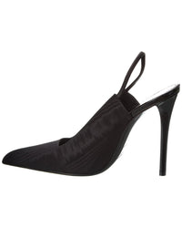 Saint Laurent Raven 110 Grosgrain Slingback Pump