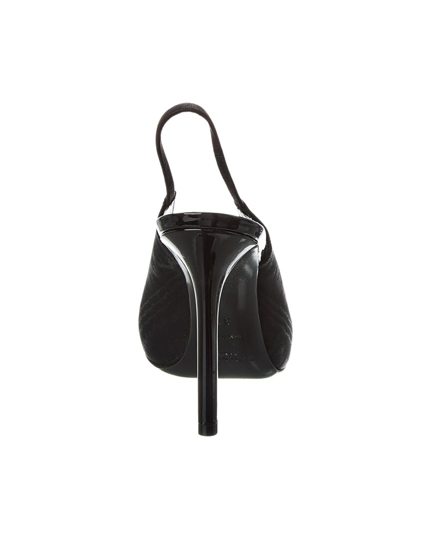 Saint Laurent Raven 110 Grosgrain Slingback Pump